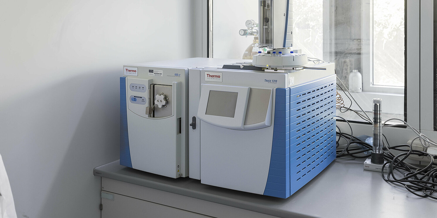 Bild eines Gaschromatographen und Massenspektrometer von Thermo Fisher Scientific