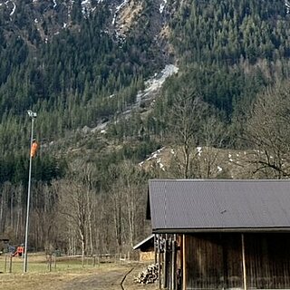 Das Hintersteiner Tal ist bei möglichen Erdrutschen überflutungsgefährdet. Foto: Prisca König